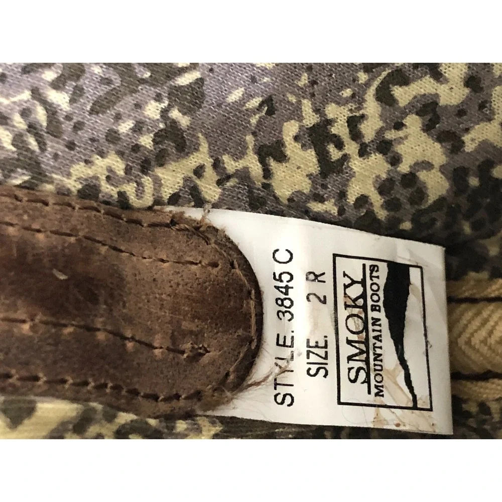 Smoky Mountain Girls Brown Leather Western Cowboy 2 Youth Rodeo Country‎ Gift